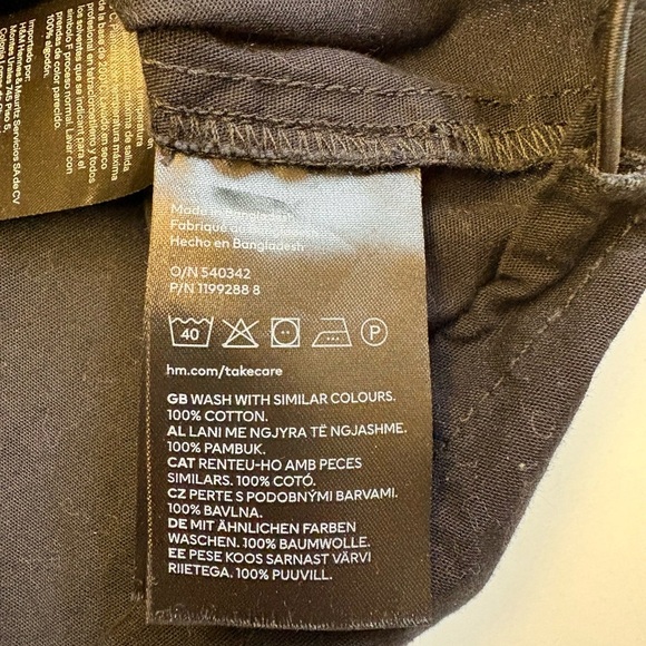 H&M Black sleeveless muscle crop tee top blouse pull strings zip back size XXS - Picture 4 of 7